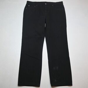 G/Fore 34x28 Black Brushed Stretch Straight 5 Pocket Mens Jeans